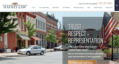 Desktop Screenshot of houstoncarwrecklawyers.com